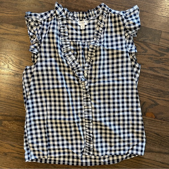 J. Crew gingham top - Picture 2 of 3